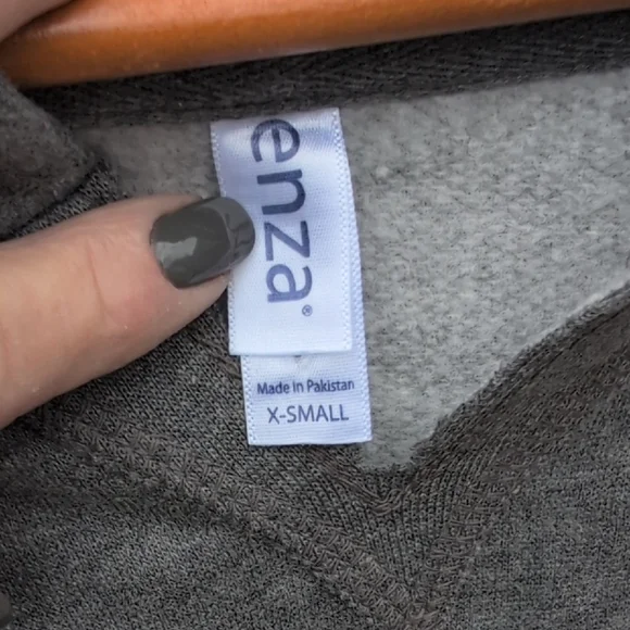 Gray Hoodie with Fall Graphic - Picture 3 of 5